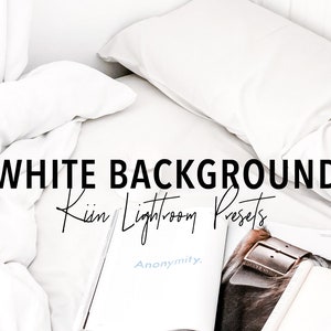 12 PRODUCT PHOTOGRAPHY Lightroom PRESETS White background preset Backdrop preset etsy preset mobile preset bright product photo white preset