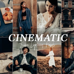 20 CINEMATIC LIGHTROOM PRESETS Mobile Presets Film Preset Stills Preset Professional Preset Moody presets Lifestyle Editorial Preset Filter