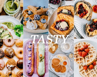 10 TASTY LIGHTROOM PRESETS Mobile Presets Food Presets Instagram Presets Filter Bright Presets Kulinarische Preset Airy Preset Produkt Preset