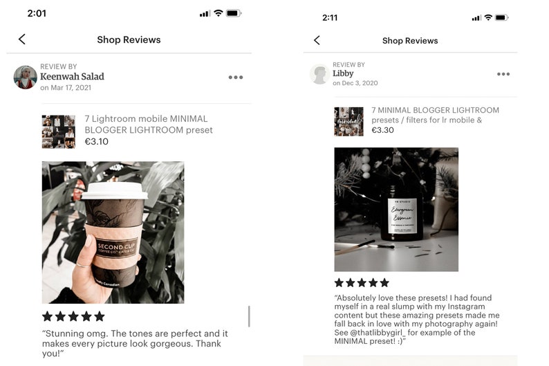 15 MINIMAL LIGHTROOM PRESETS mobile Presets Blogger Presets stimmungsvolle Mode Instagram Filter Influencer Preset ästhetische Presets Bild 10