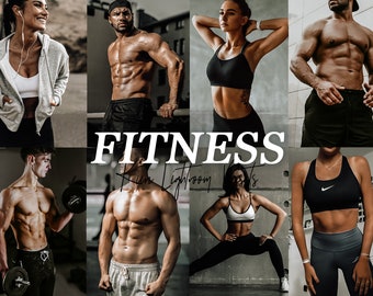 15 PRESETS DE FITNESS LIGHTROOM preestablecido móvil fitness preestablecido gimnasio preestablecido músculo preestablecido instagram preestablecido influenciador masculino entrenamiento preestablecido