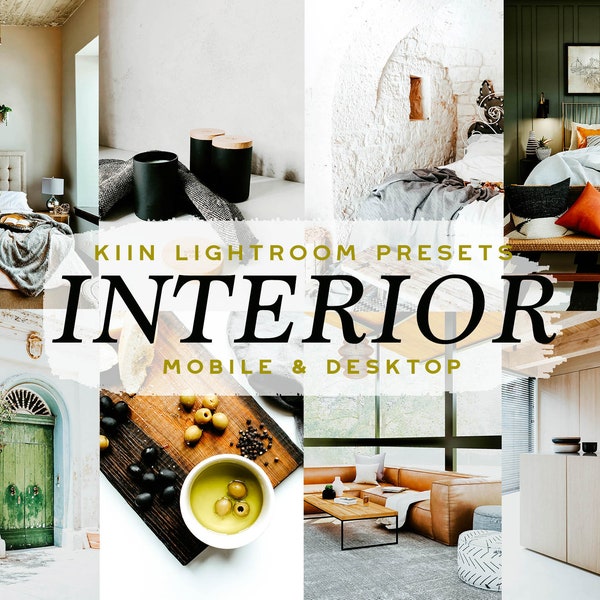 10 INTERIOR LIGHTROOM PRESETS mobile presets Bright Airy Indoor Outdoor Presets Real Estate Presets Light Natural Aesthetic Filter