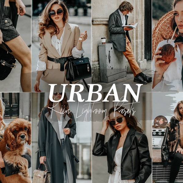 10 URBAN LIGHTROOM PRESETS Mobile Preset Instagram Presets Fashion Presets Moody Presets Influencer Presets City Preset Street Presets