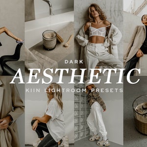 10 DARK AESTHETIC PRESETS Lightroom Presets Mobile Preset Moody Influencer Preset Minimal Instagram Filter Beige Aesthetic Preset Minimal