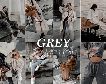 10 Grey Presets Mobile Lightroom Presets lightroom mobile preset lightroom presets GREY MINIMAL preset blogger presets Instagram gray preset