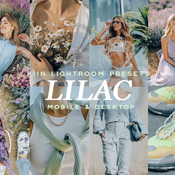 10 Lilac Mint LIGHTROOM PRESETS 90s preset pastel presets fashion influencer garden summer presets instagram filter preset mobile preset