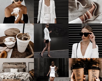 15 MINIMAL LIGHTROOM PRESETS mobile presets blogger presets moody fashion instagram filter influencer preset aesthetic preset