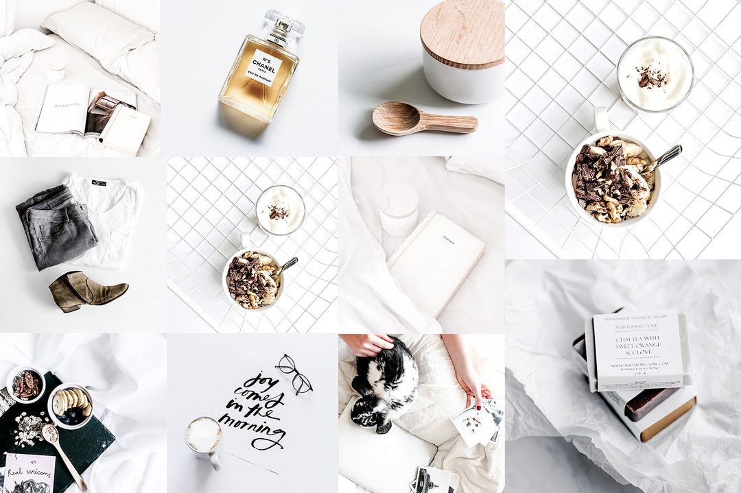 12 PRODUCT PHOTOGRAPHY WHITE Background Lightroom Mobile Etsy