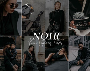 15 NOIR LIGHTROOM PRESETS Mobile Presets Instagram Presets Influencer Presets Blogger Preset Moody Presets Male Presets minimal Preset