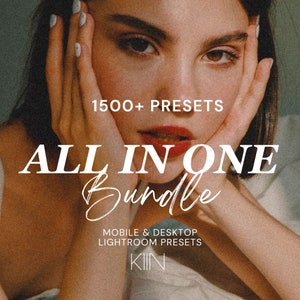 1500+ LIGHTROOM All in One Preset Bundle, Winter Christmas Presets, Lifestyle Influencer Blogger, Wedding presets, KIIN preset bundle