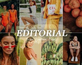 10 EDITORIAL LIGHTROOM PRESETS mobile Presets Instagram Presets Fashion Presets Influencer redaktionelle Presets 70s Presets Vibrant Presets