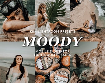 15 MOODY PRESETS LIGHTROOM Presets Mobile Preset instagram filter vsco presets travel presets, Moody Presets travel, Dark Aesthetic Filter