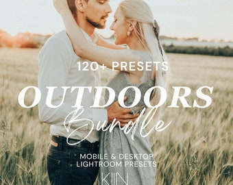 120+ OUTDOOR PRESET BUNDLE- Mobile and Desktop - Professional Presets, Natural Family Blogger Preset, Creamy, Warm, Earthy, Rustic Filter