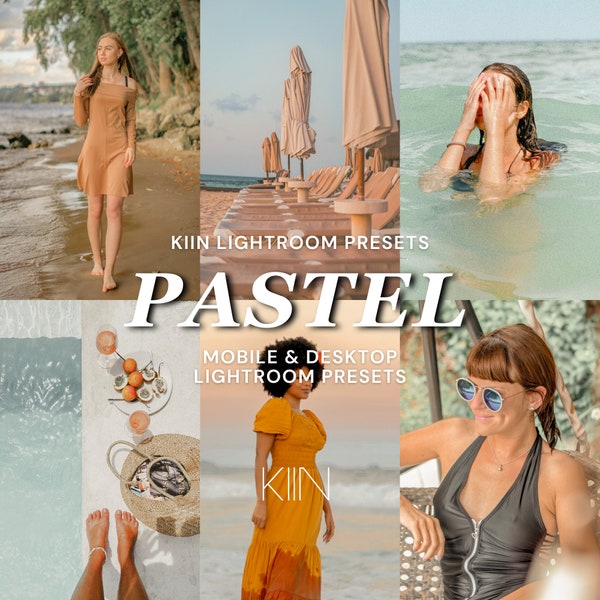 20 PASTEL PRESETS LIGHTROOM Presets Mobile Preset Pastel Tones Summer Preset Travel preset Spring Presets vibrant Preset Instagram filter