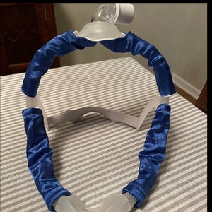Satin CPAP Head Gear Cover Set to fit DreamWear or ResMed AirFit F30i P30i N30i, Hair Saver for CPAP, Line Reducing Satin CPAP Headgear