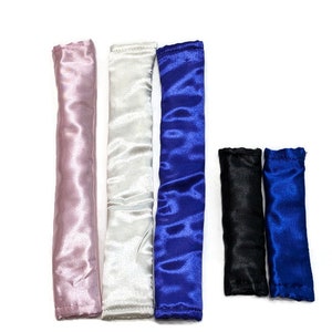 Satin CPAP BIPAP Cheek Cover, Universal CPAP Cover, cpap Headgear Strap Cover, Line Reducing, Different Sizes and Colors Available image 1