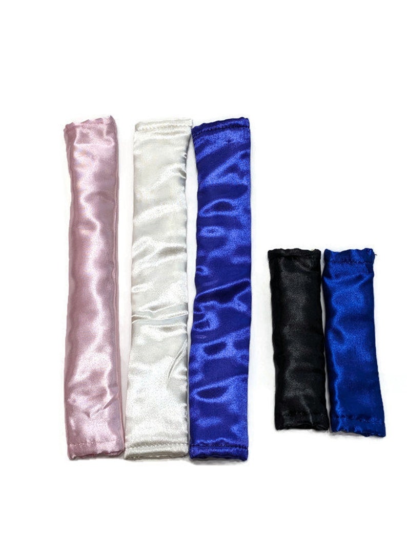 Satin CPAP BIPAP Cheek Cover, Universal CPAP Cover, cpap Headgear Strap Cover, Line Reducing, Different Sizes and Colors Available image 1