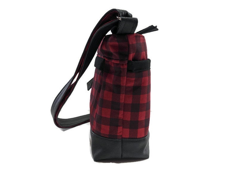 coach purse buffalo plaid