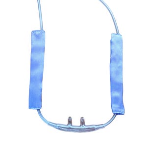 Nasal Cannula Cover in mulberry silk, Oxygen Cannula Silk Cover, Ear and face protector from oxygen tubing, Oxygen Tubing Cover