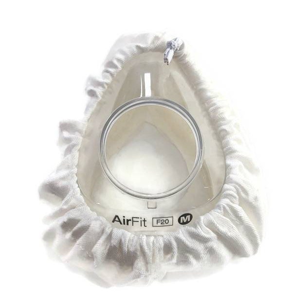 CPAP Full Face Mask Liner, CPAP Mask Cover, Gray CPAP Full Face Mask Cover, Universal cover fits ResMed AirFit F20 mask