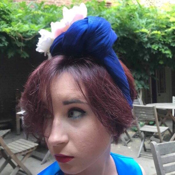 Blossoms From the Blue Lagoon Hat Couture Wedding/races/mother