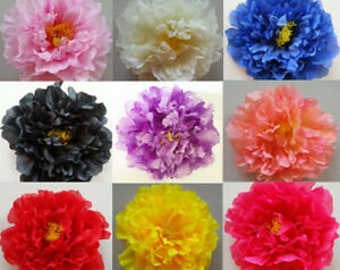 Penelope Large Silk 17cm (7") Millinery Peony Flower Hat Mount
