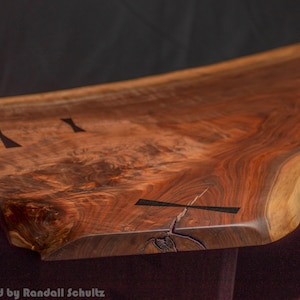 Mid Century George Nakashima Inspired Minguren II Natural Live Edge Walnut Coffee Table