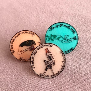 Ruin- Inspired Amazing Devil Lyric Pins