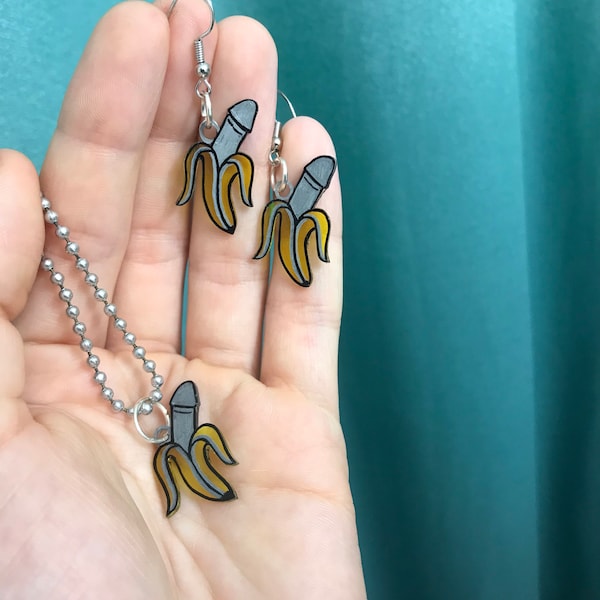 Banana Penis Jewelry Set