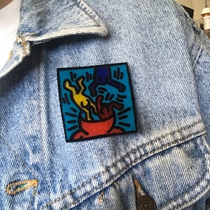 Keith Haring Art Pin