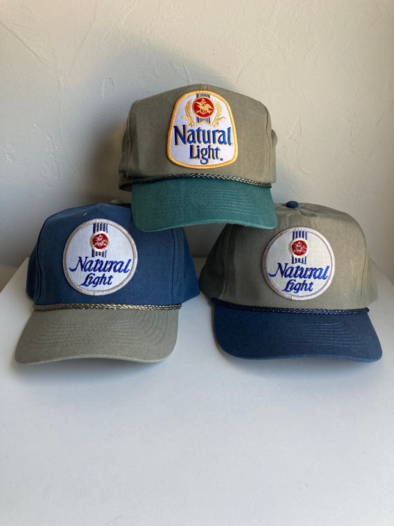 Natty Light Beer Patch on Stone Wash 