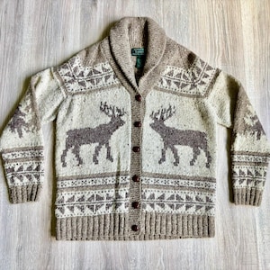 Lauren Ralph Lauren HAND KNIT カーディガン L Hand-Knit Wool-Blend Cardigan