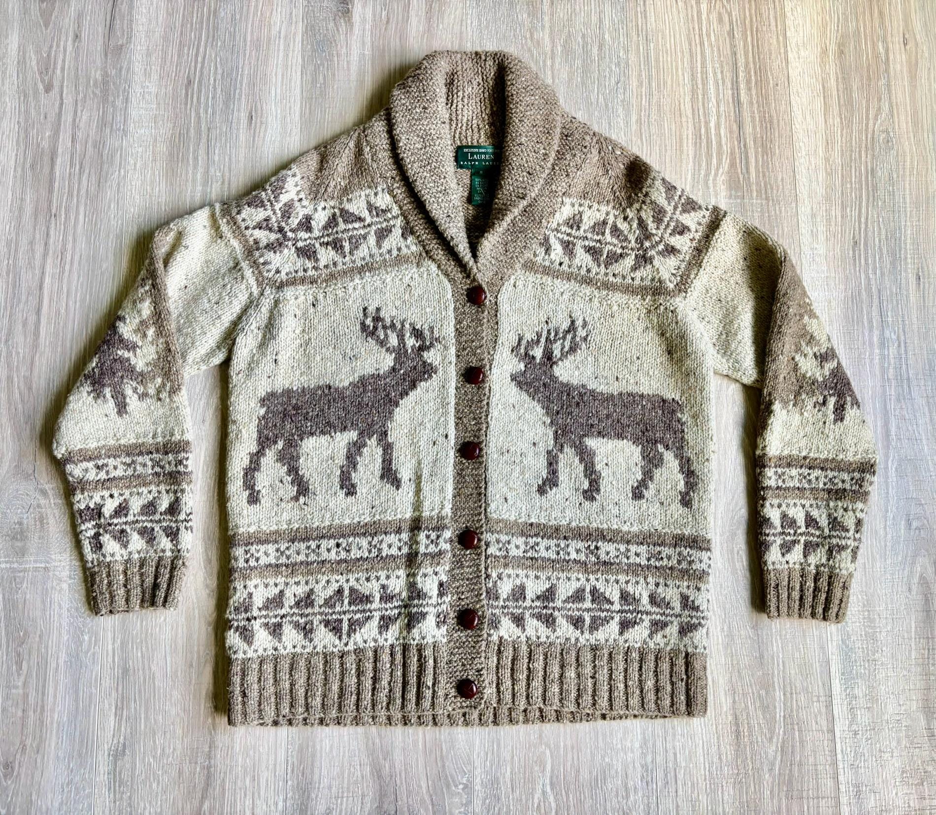 ニット/セーター Ralph Lauren - L 90s LAUREN EXCLUSIVE HAND KNIT HOODIE Ralph Lauren - L 90s LAUREN EXCLUSIVE HAND KNIT HOODIEの通販