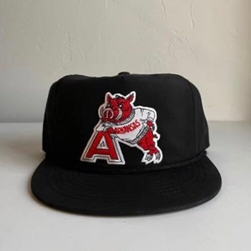 Retro Arkansas Razorbacks Patch on 