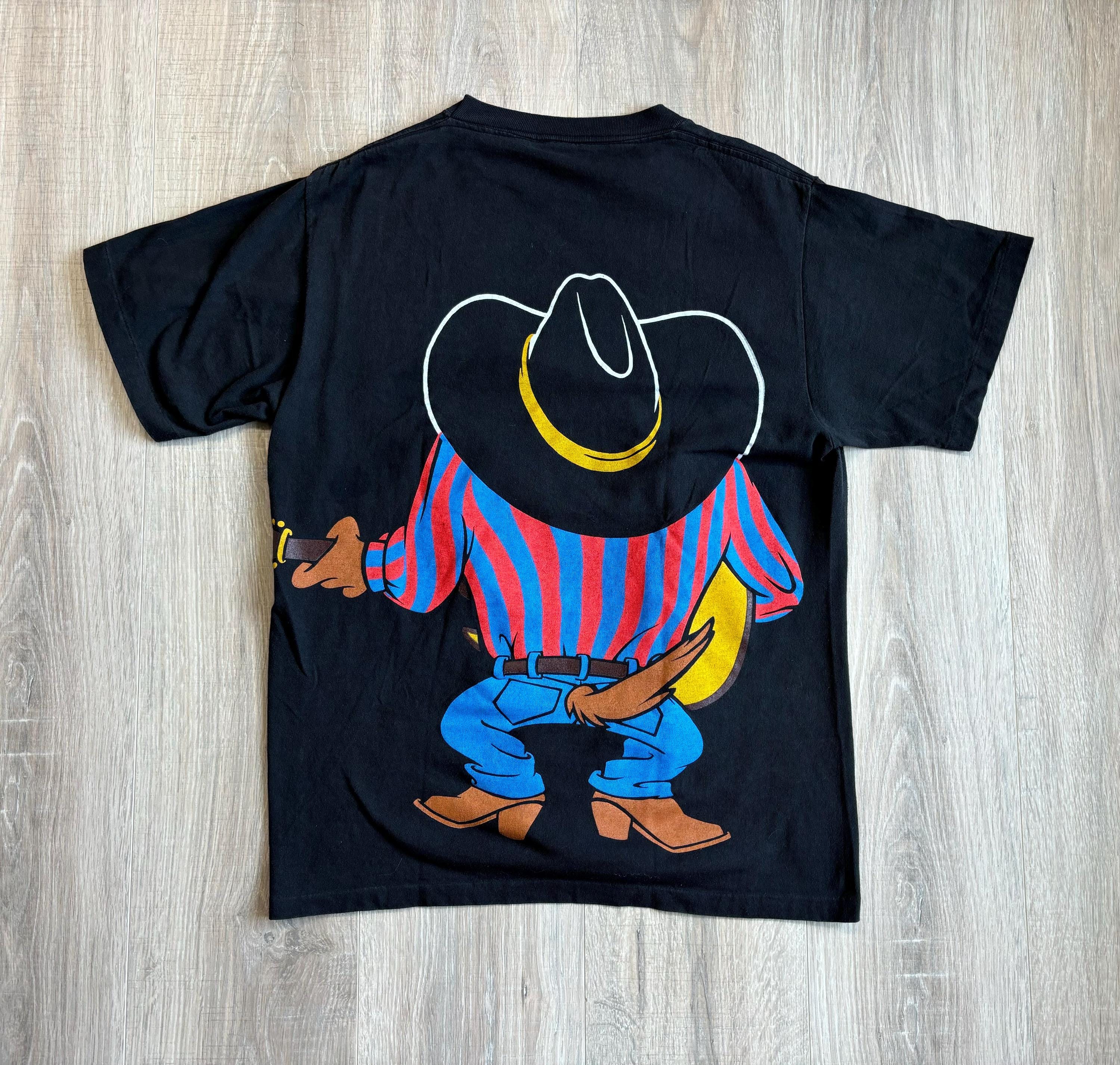 Medium - Vintage 90s Garth Brooks X Taz (front & Back) Concert