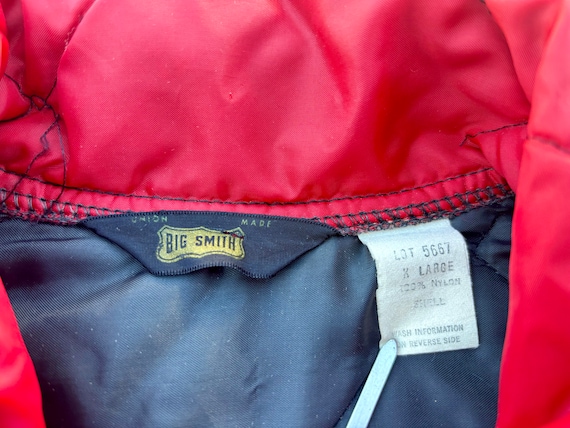 XL - Vintage 70s Big Smith Puffer Jacket  - image 8