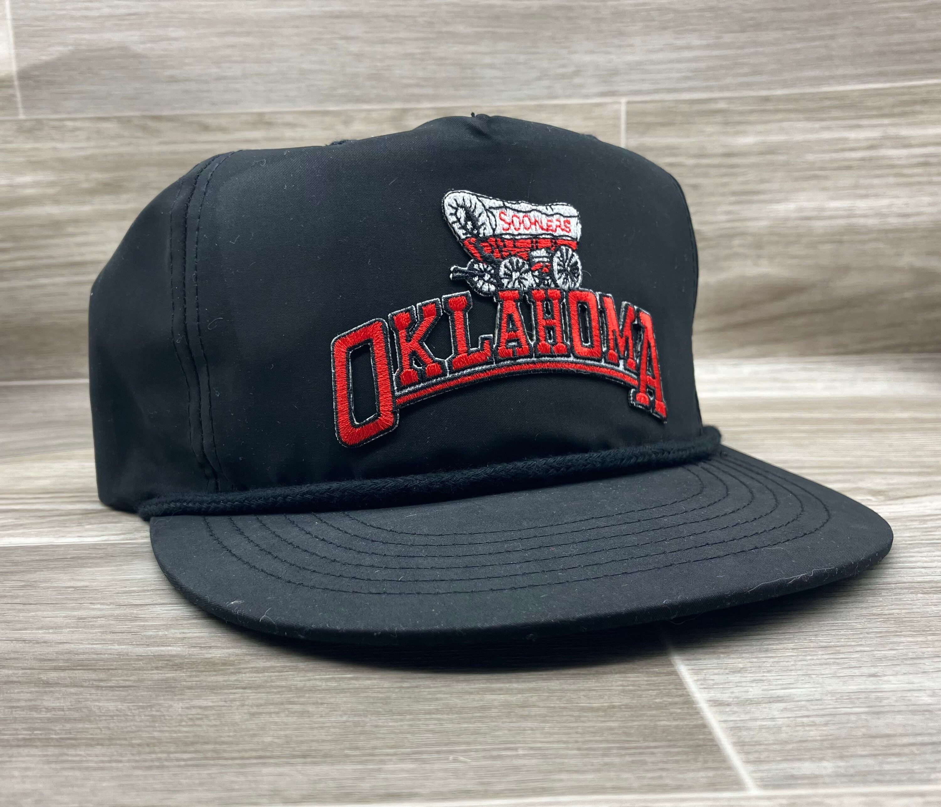 Vintage OU Sooner Arch Patch on Black 