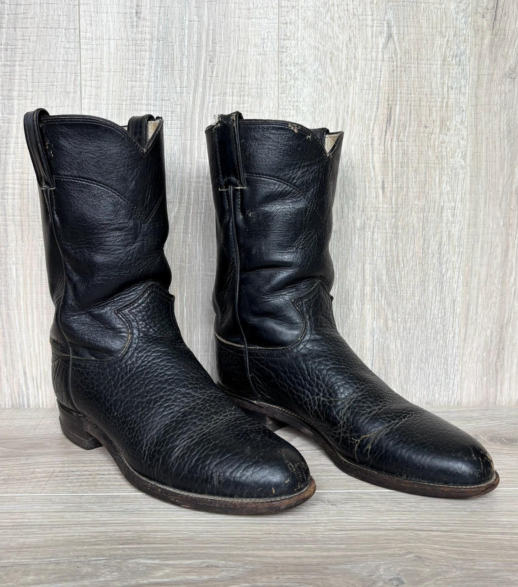 ⭐️未使用⭐️　CHAMULA　2672　カウボーイブーツ　ブラック　レザー CHAMULA #2672 カウボーイ ブーツ | CHAMULA | ハリウッドランチ