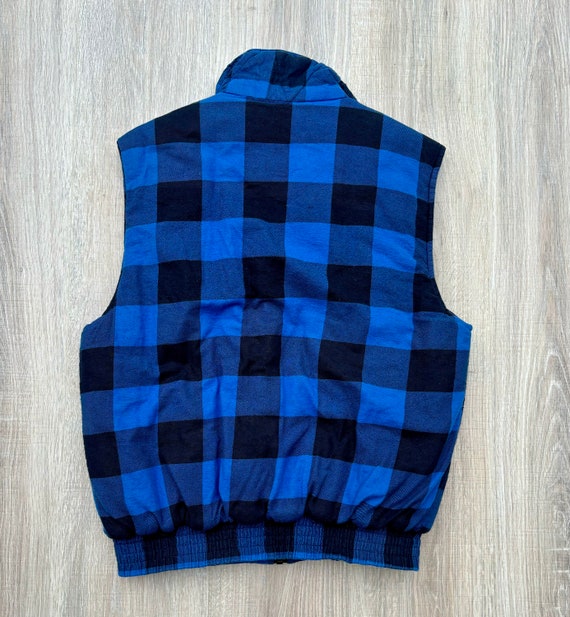 Sm/Med - Vintage 90s Ozark Checkered Plaid Vest  - image 5