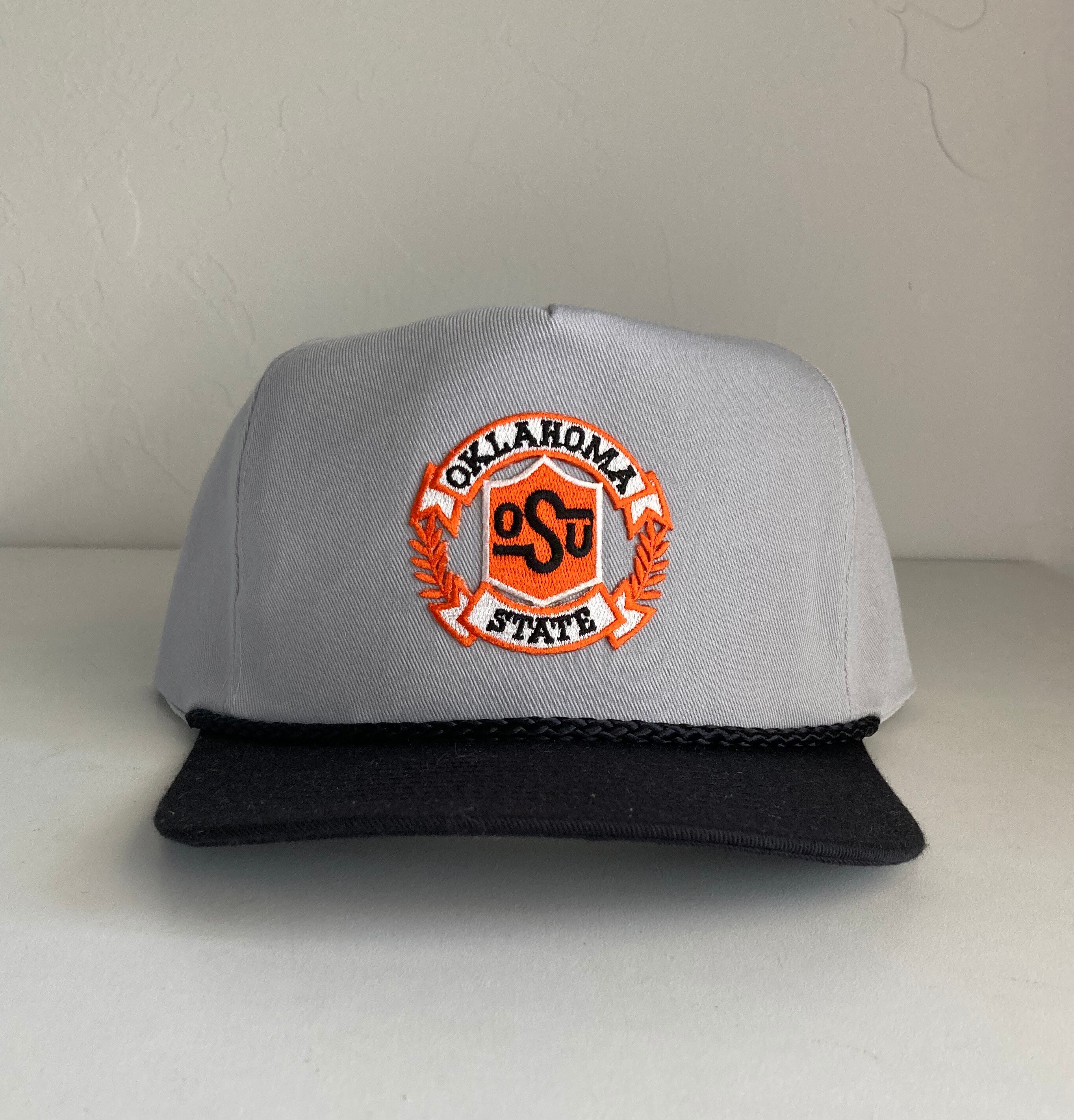 Vintage OSU Patch on Gray/black Rope 