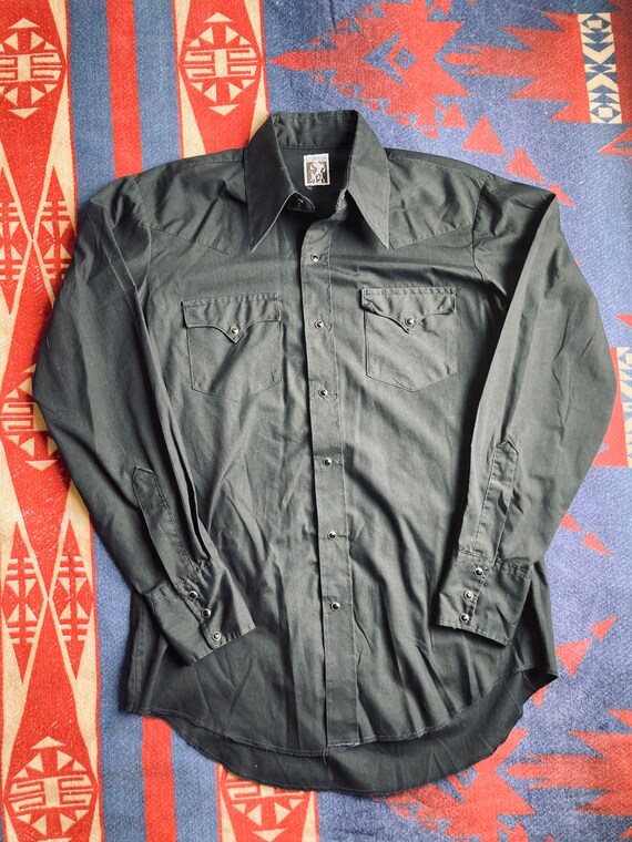 Vintage 70s Karman (Tem Tex) Pearlsnap (Size M)