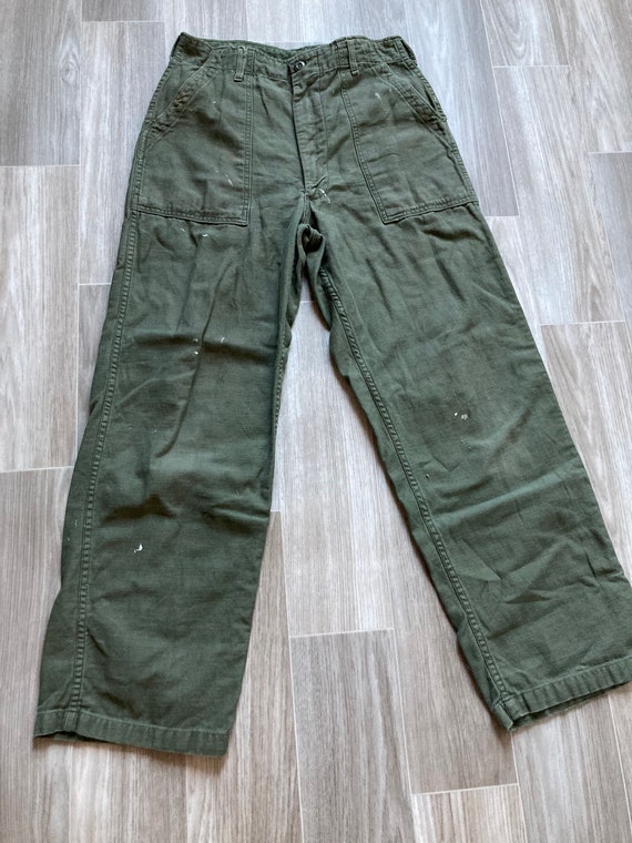 Vintage 70s OG-107 Military Pants (29 Waist)