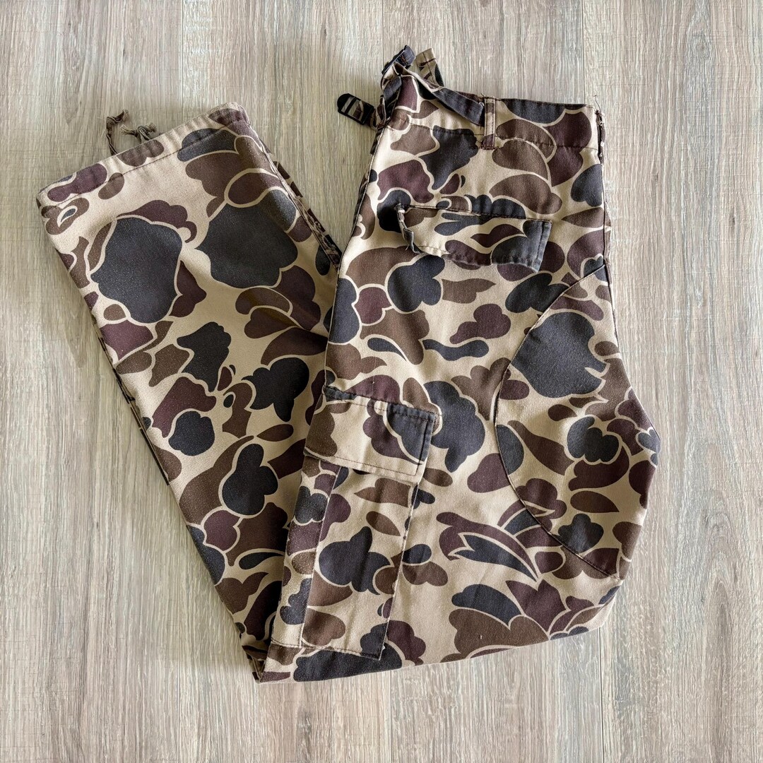 Vintage 80s Duck Bay Old School Camouflage Cargo Pants (32 Waist) Etsy