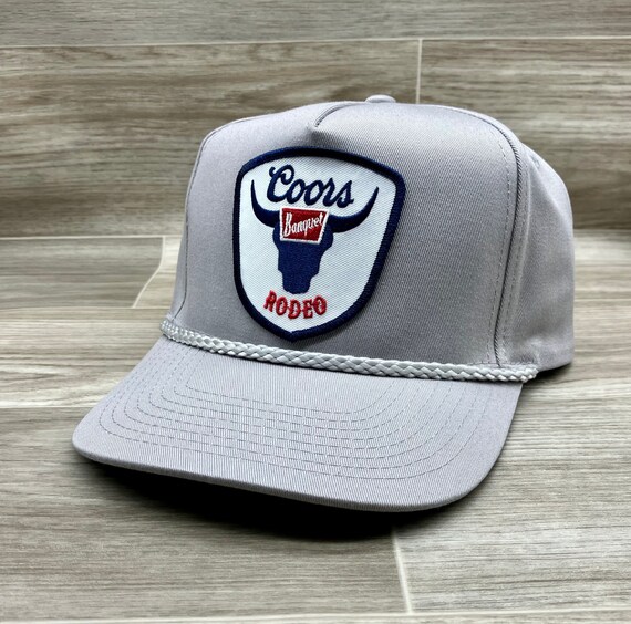 Blue Edge Coors Rodeo Patch on Gray 