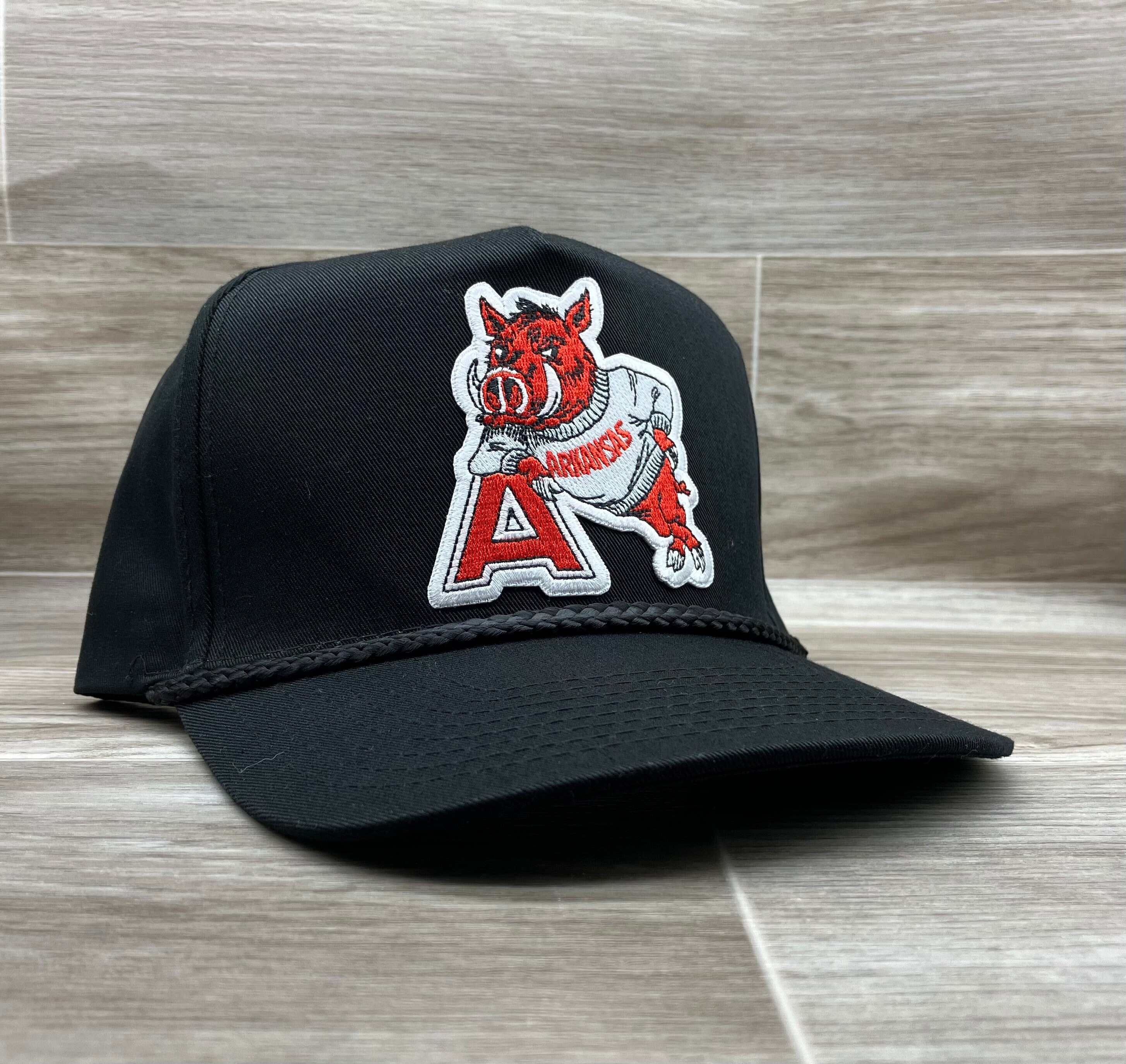 Retro Arkansas Razorbacks Patch on 