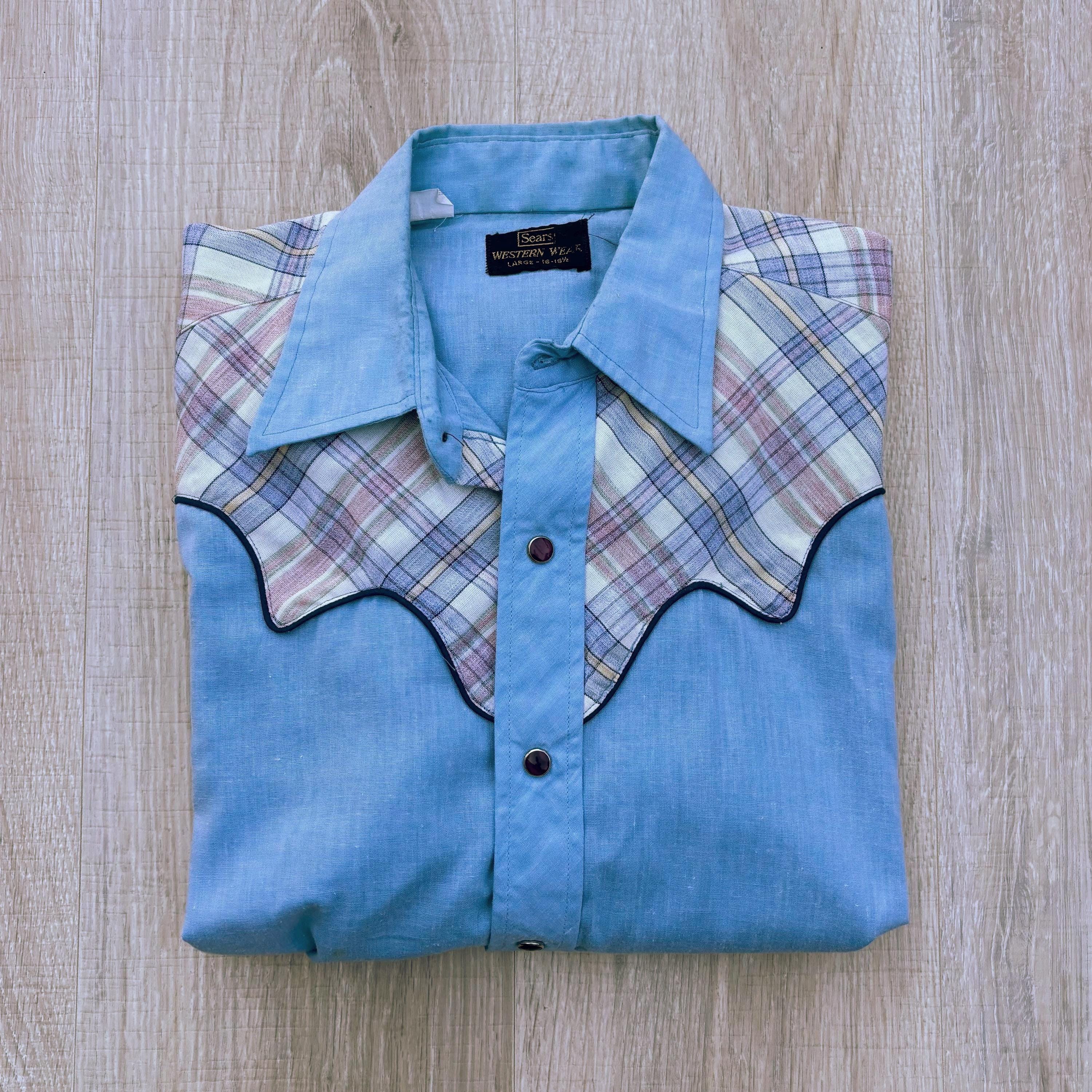 Sears chambray shirt - Etsy 日本