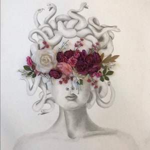 Medusa flowers - Print