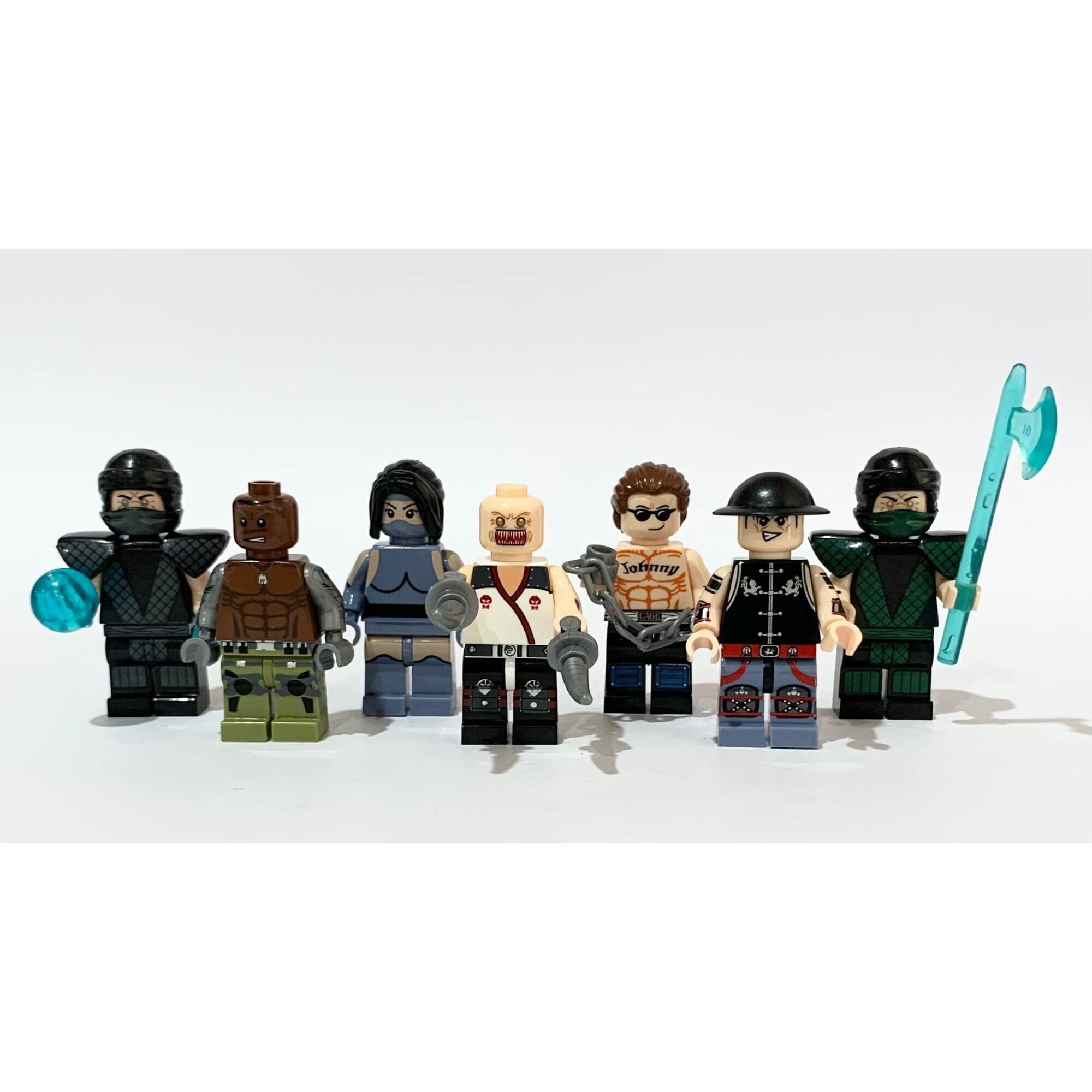 Mortal Kombat Inspired Custom Minifigures Mortal Konmbat 2 Etsy
