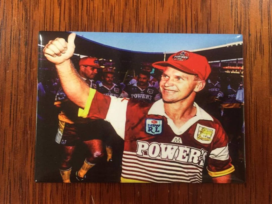 Alfie Langer Allan Langer Brisbane Broncos NRL Fridge Etsy UK