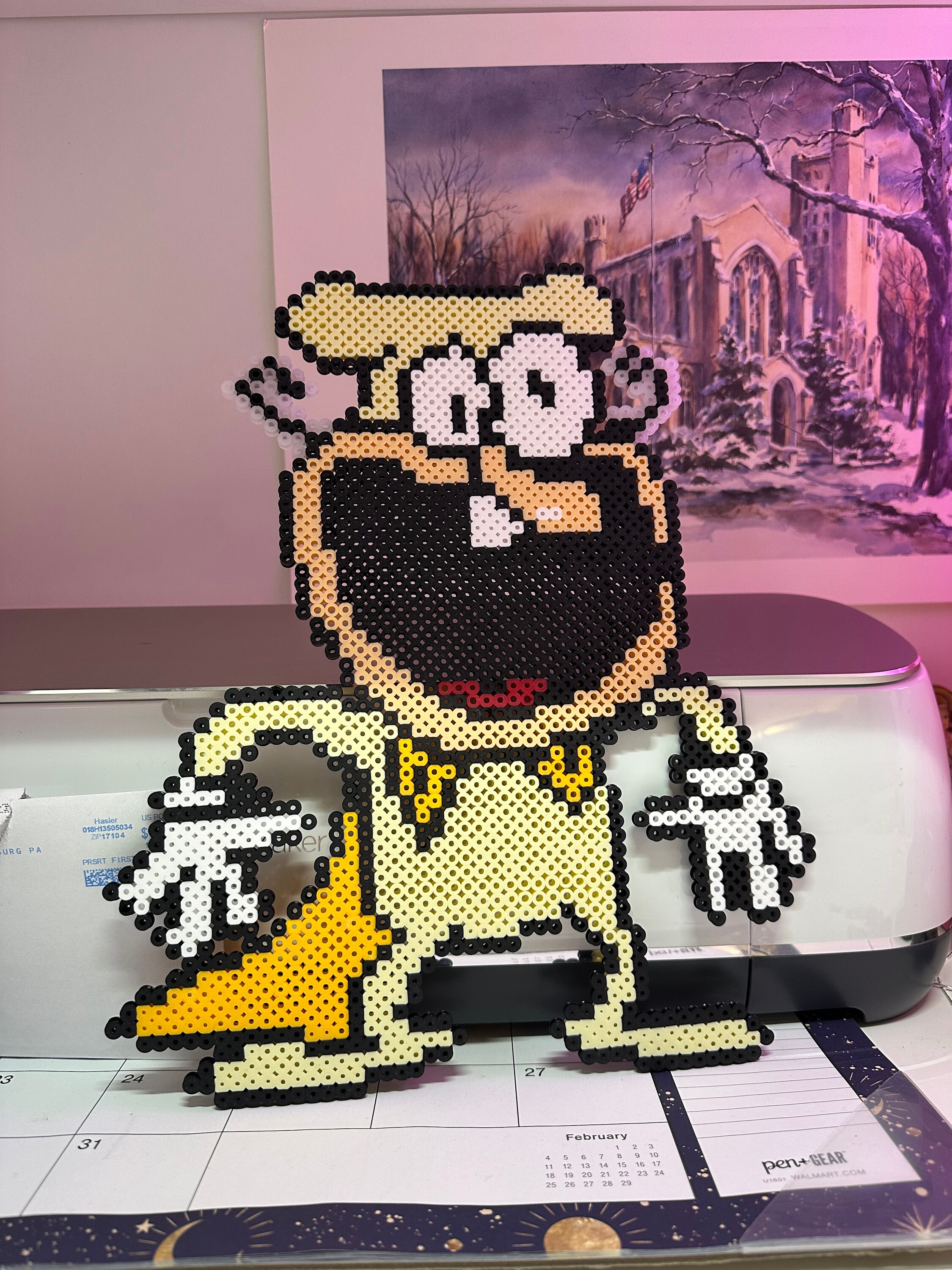 paster studio 迷彩ビーニー タグ付き PASTER The Noise Pizza Tower Perler Bead Sprite - Etsy